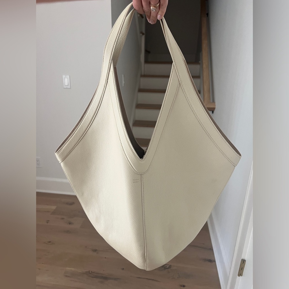 Mansur Gavriel Soft M Hobo Bag in Ivory